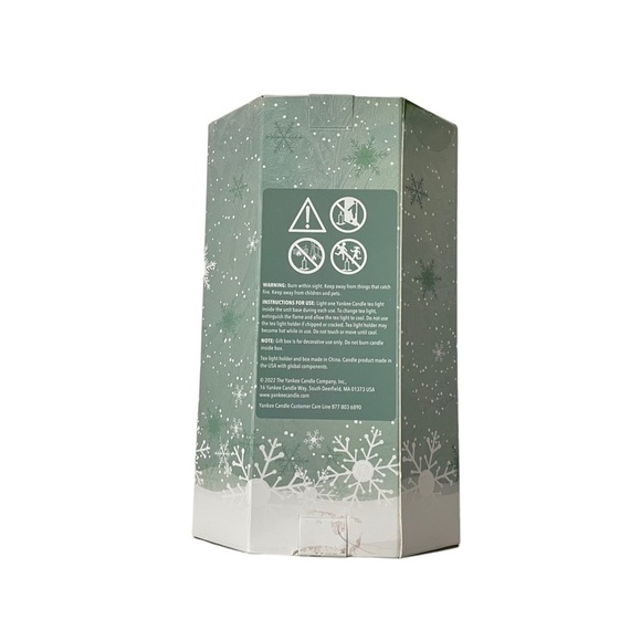 Yankee Candle Snowman 2022 Luminary Tea Light Candle Holder & Tea Lights NIP - Picture 3 of 8